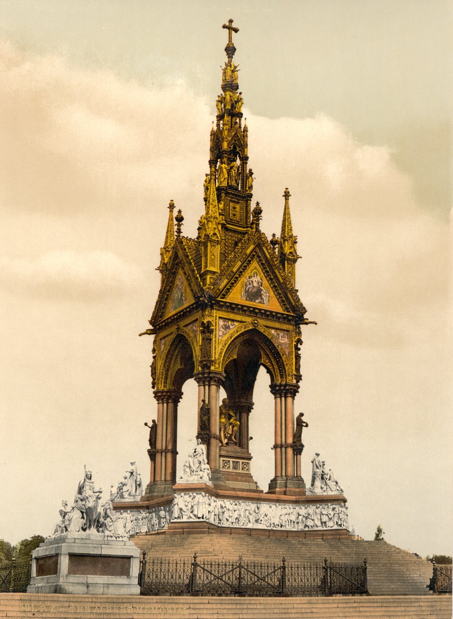 Albert Memorial, London, ca. 1890-1900 von Detroit Publishing Co.