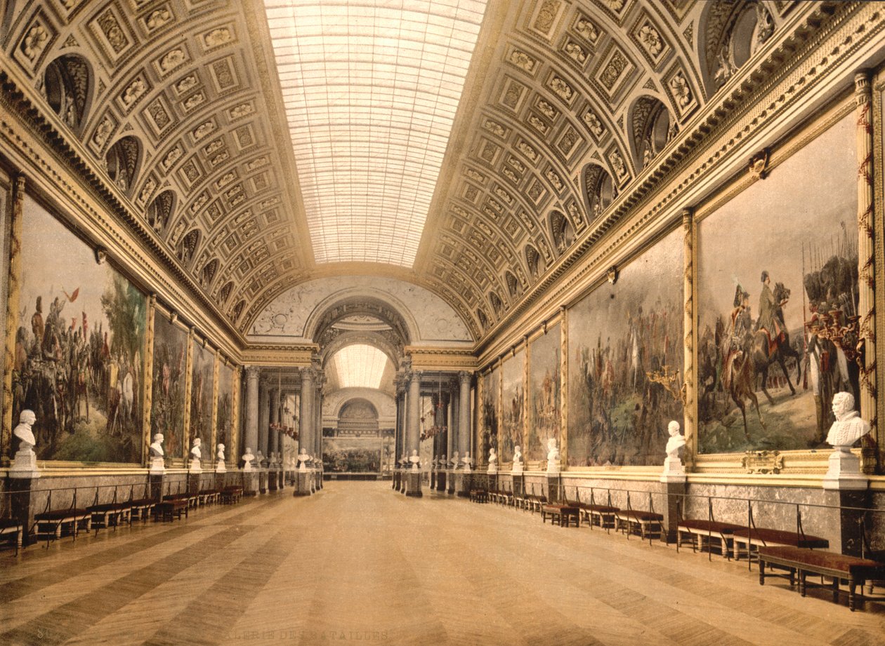 Galerie der Schlachten, Versailles, um 1890-1900 von Detroit Publishing Co.