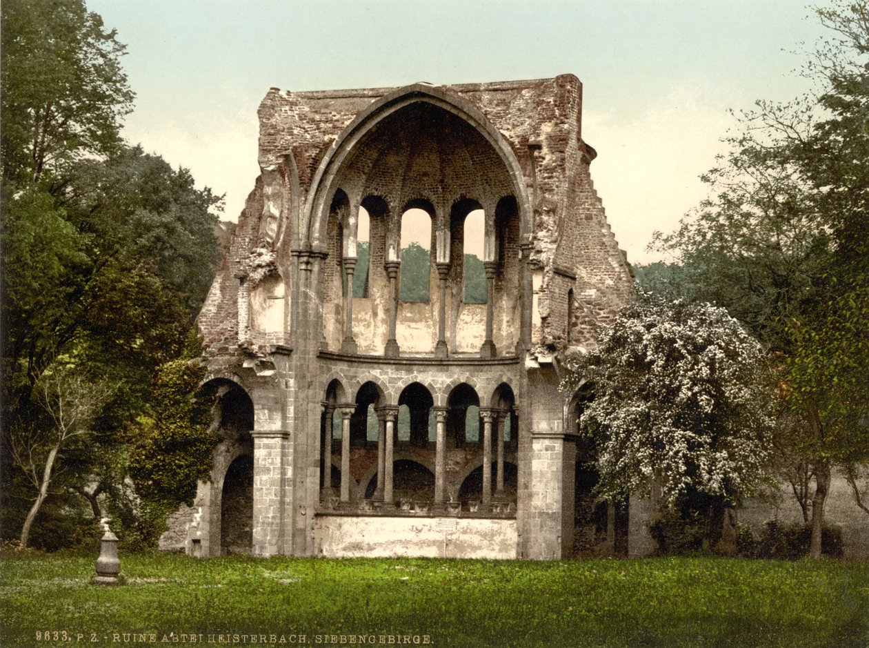 Ruinen der Abtei Heisterbach, Nordrhein-Westfalen, Deutschland, ca. 1900 von Detroit Publishing Co.