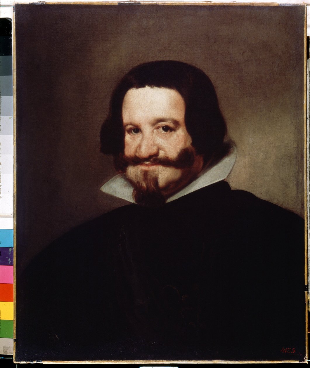 Porträt des Grafen Herzogs von Olivares. Gaspar de Guzman y Pimentel, Graf von Olivares und Herzog von Sanlucar la Mayor (1587-1645), spanischer Minister und königlicher Favorit von Diego Velázquez