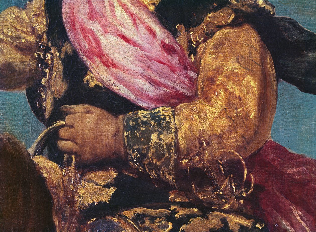 Detail von Prinz Balthasar Carlos zu Pferd, ca. 1635-36 (Detail) von Diego Velázquez