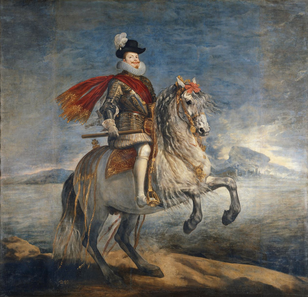 Reiterporträt von Philipp III. (1578-1621) ca. 1628-35 von Diego Velázquez