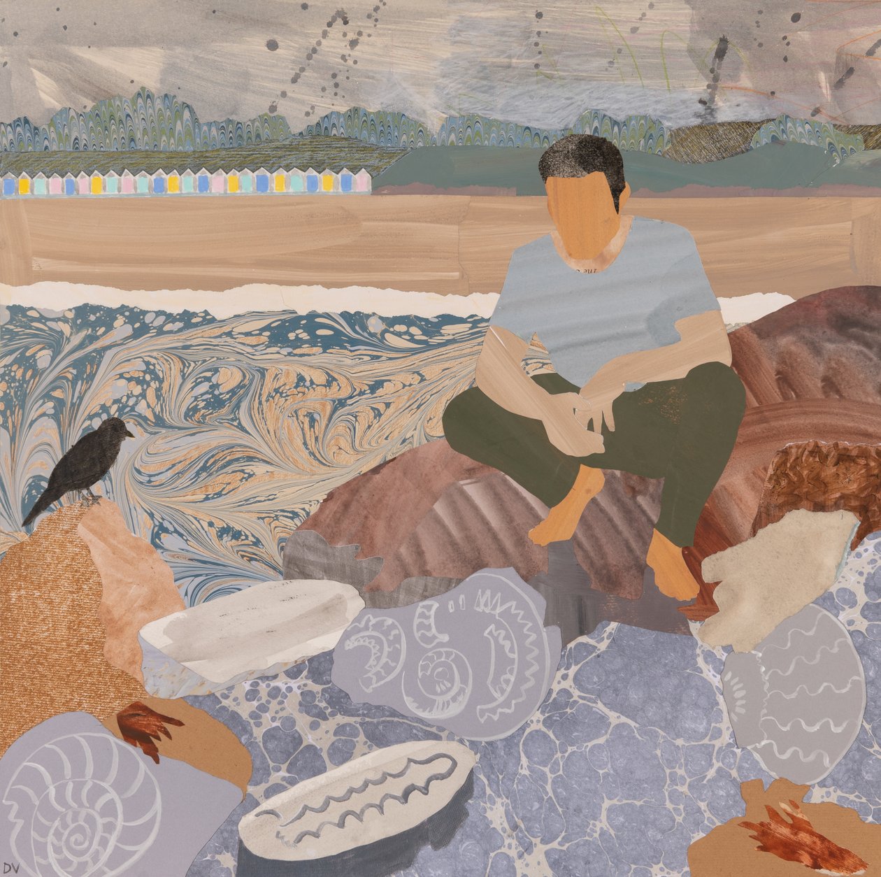 Strandhütten & Fossilien von Dione Verulam