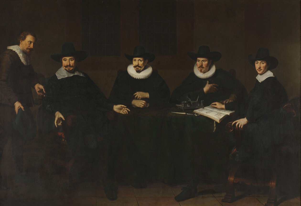 Die Hauptleute des Saainerings in Amsterdam, 1643 von Dirck Dircksz. van Santvoort