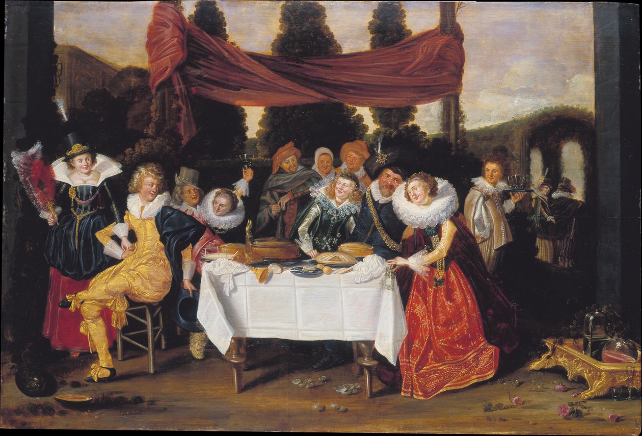 Fröhliche Gesellschaft von Dirck Hals