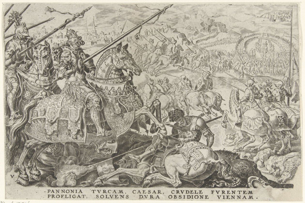 Befreiung von Wien, 1529 von Dirck Volckertsz. Coornhert