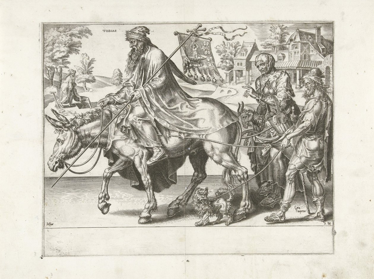 Triumph von Tobias von Dirck Volckertsz. Coornhert