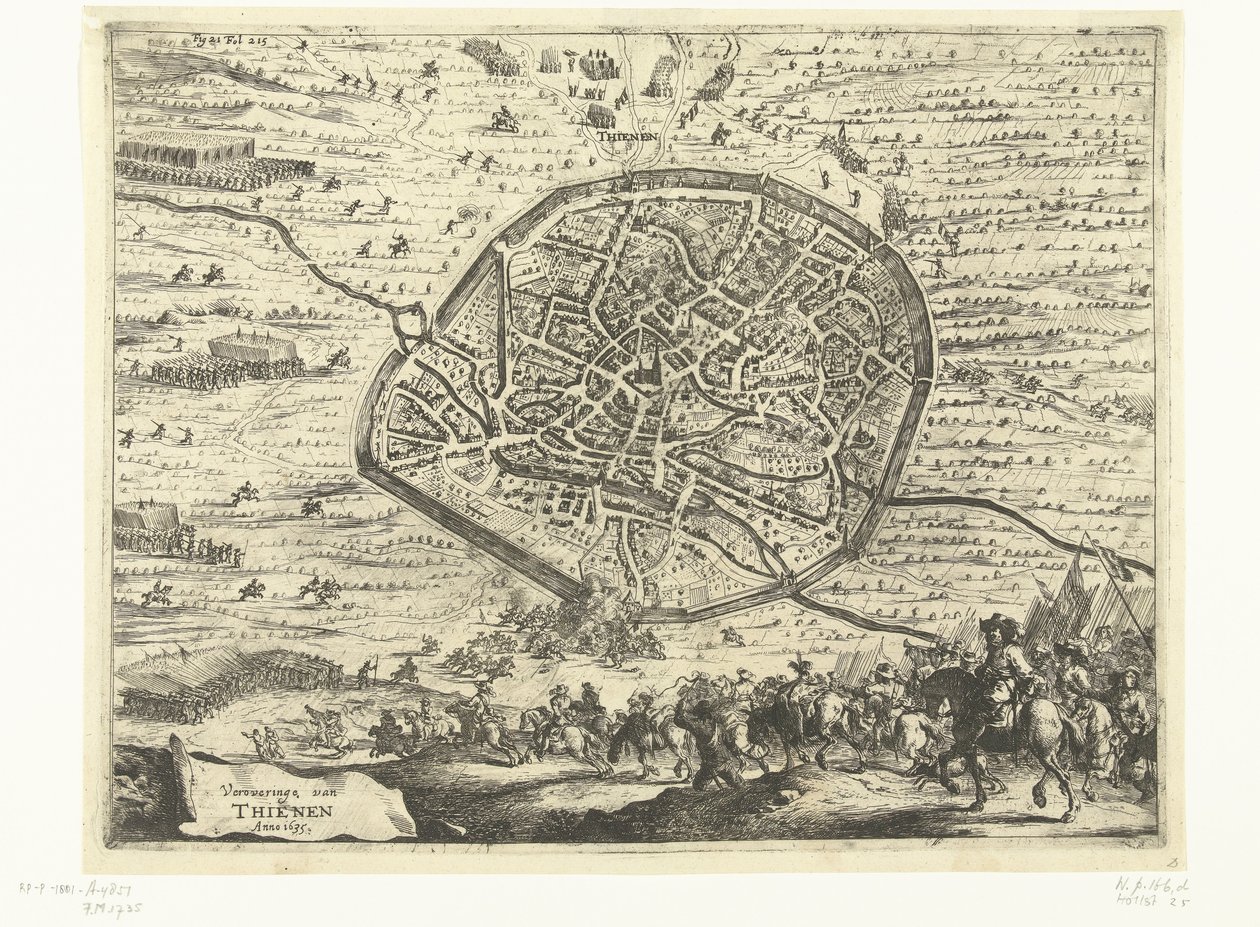 Eroberung von Tienen, 1635 von Dirk Stoop