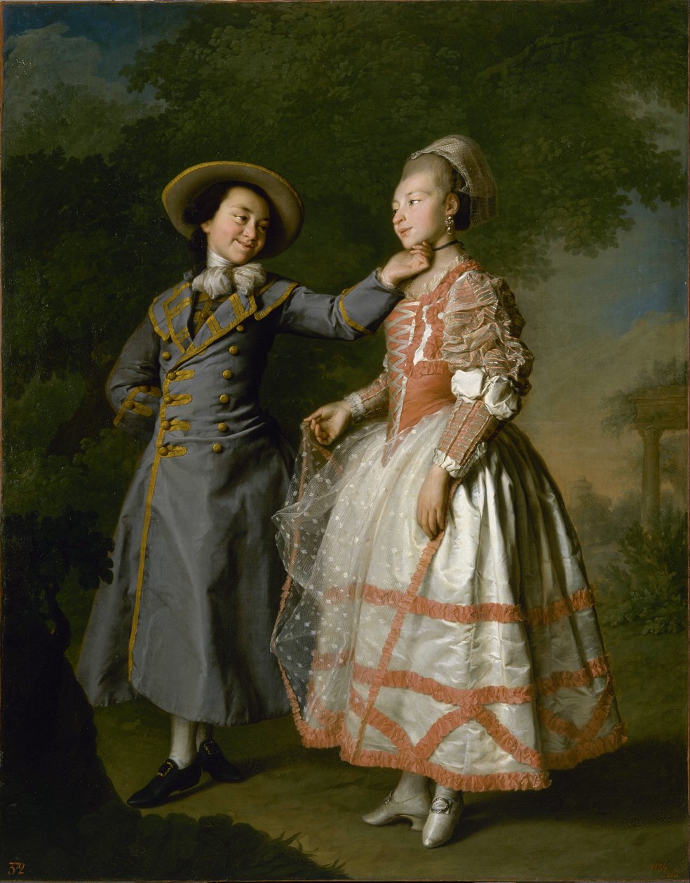 Porträt von Ekaterina Khrushchova und Gräfin Ekaterina Khovanskaya, 1773 von Dmitri Grigorievich Levitsky
