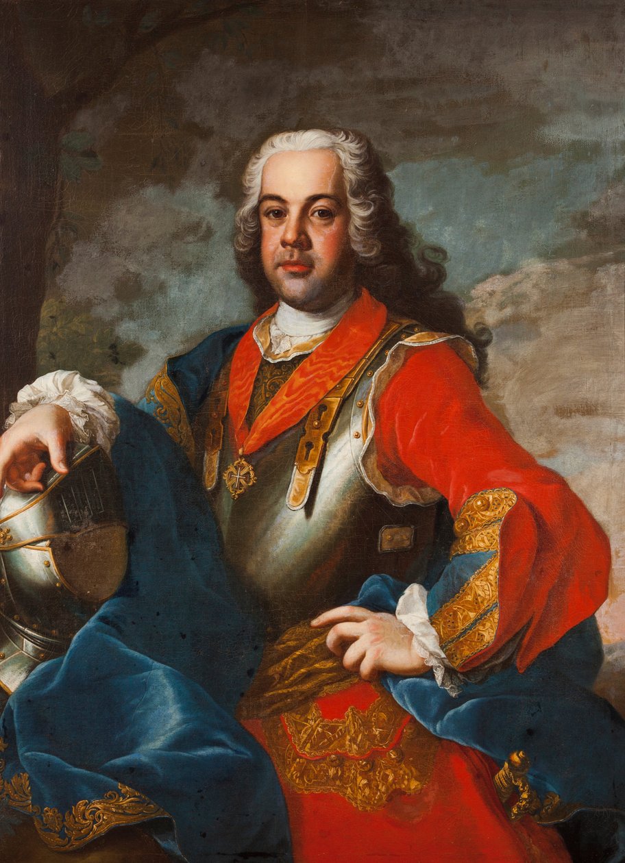 Prinz Francisco von Braganza, Infant von Portugal, 7. Herzog von Beja und Großprior des Malteserordens in Portugal von Domenico Dupra