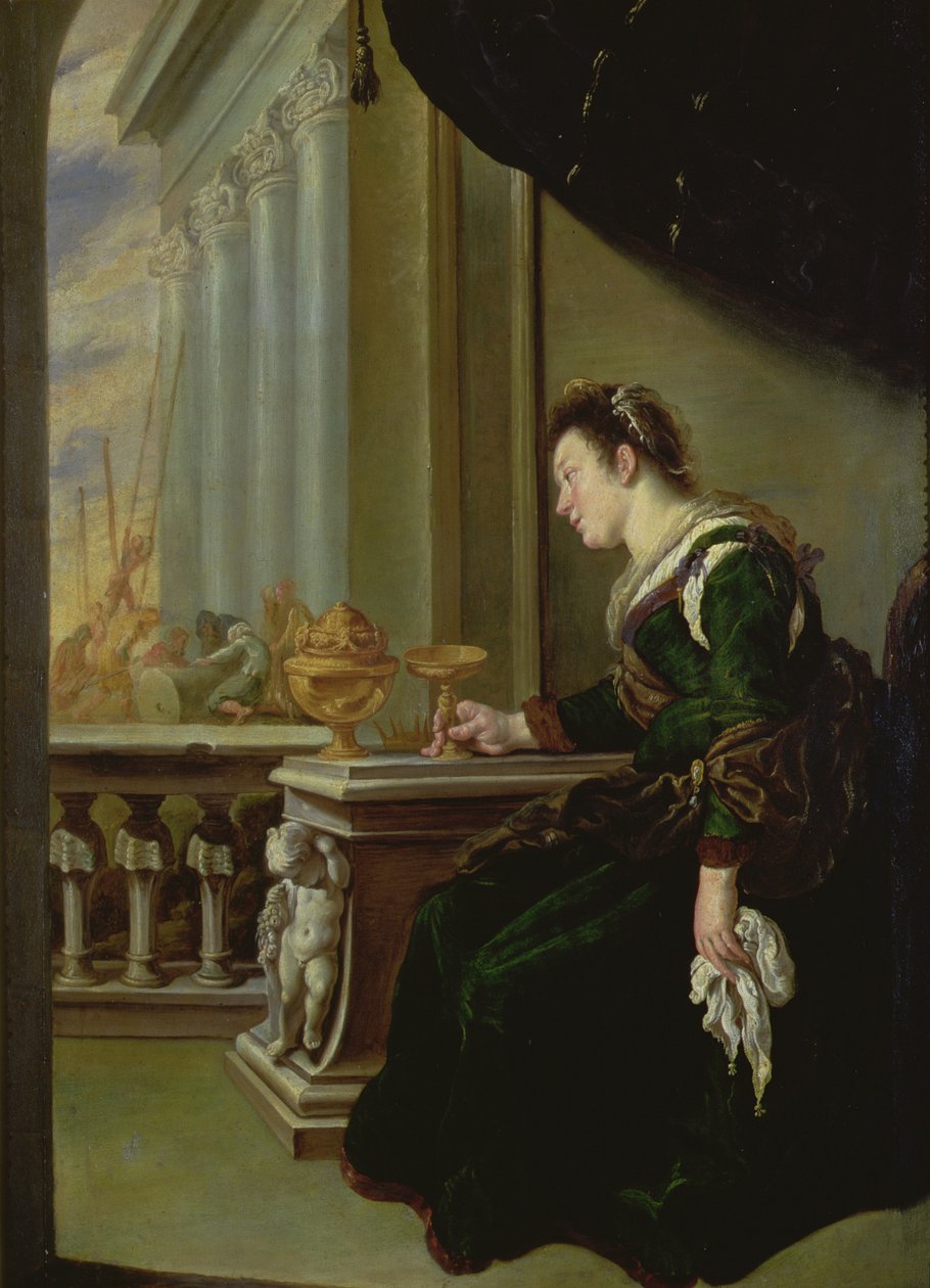 Artemisia trauert um Mausolos von Domenico Fetti or Feti
