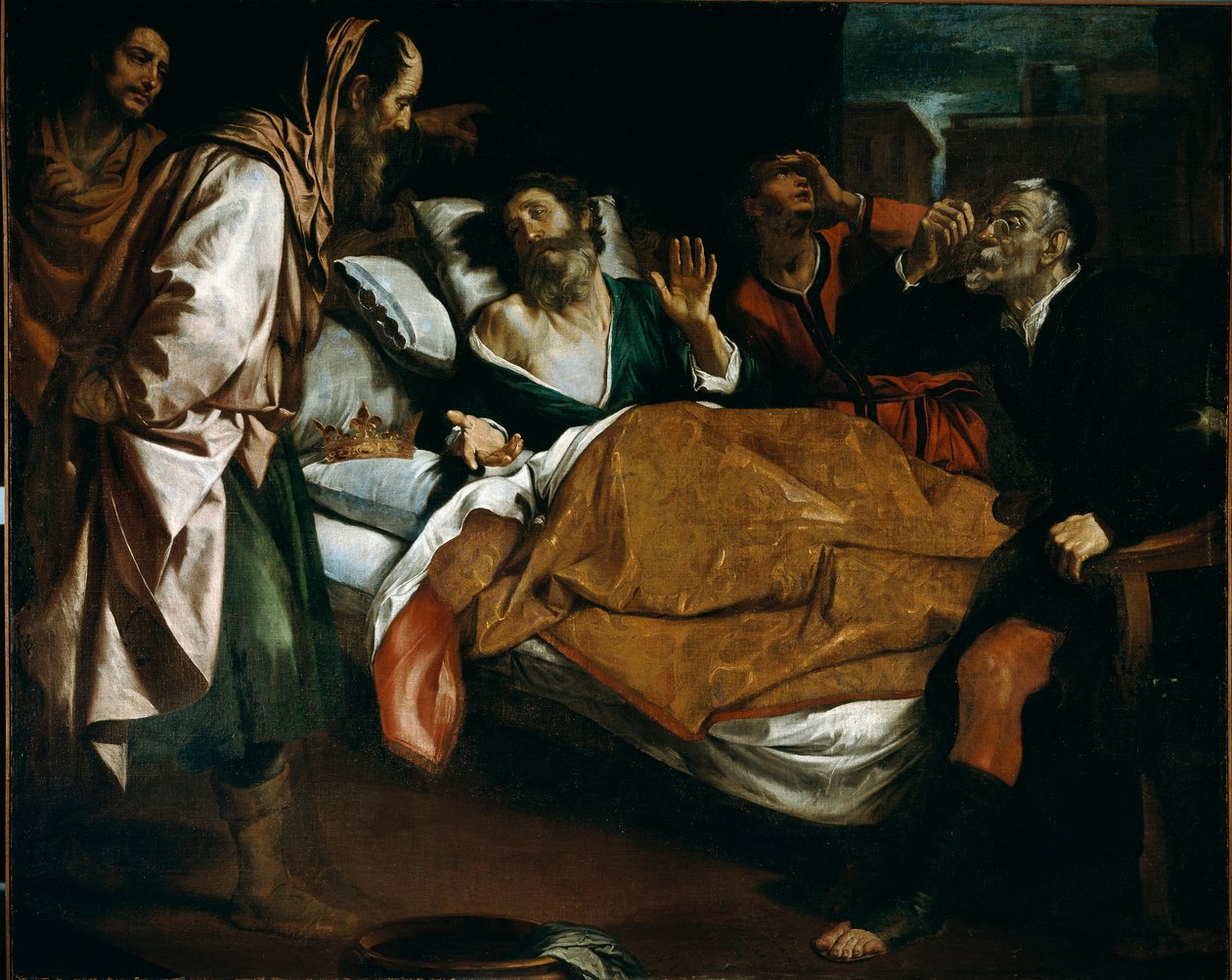 Der Tod des Propheten Ezechiel von Domenico Il Sarzana Fiasella