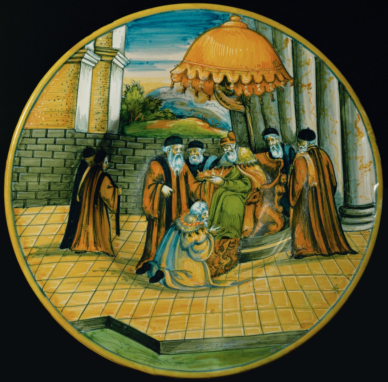 Doge Enrico Dandolo krönt Baldwin I von Domenico Master