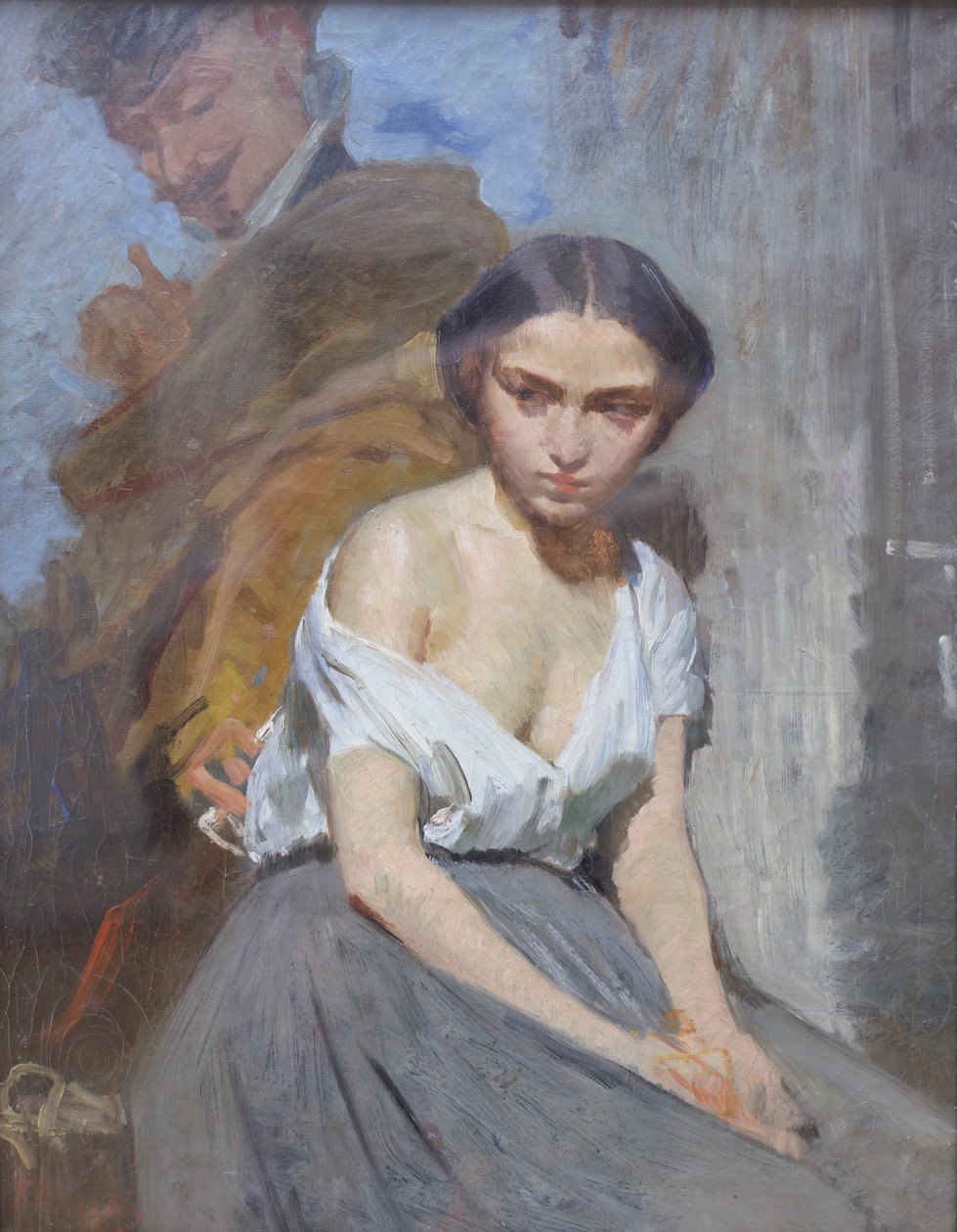Verführung, spätes 19. Jahrhundert von Domenico Morelli