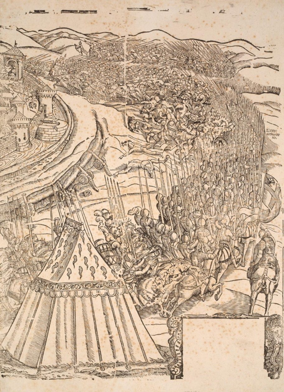 Einnahme von Goleta in Tunis durch Karl V. von Domenico dei Franceschi