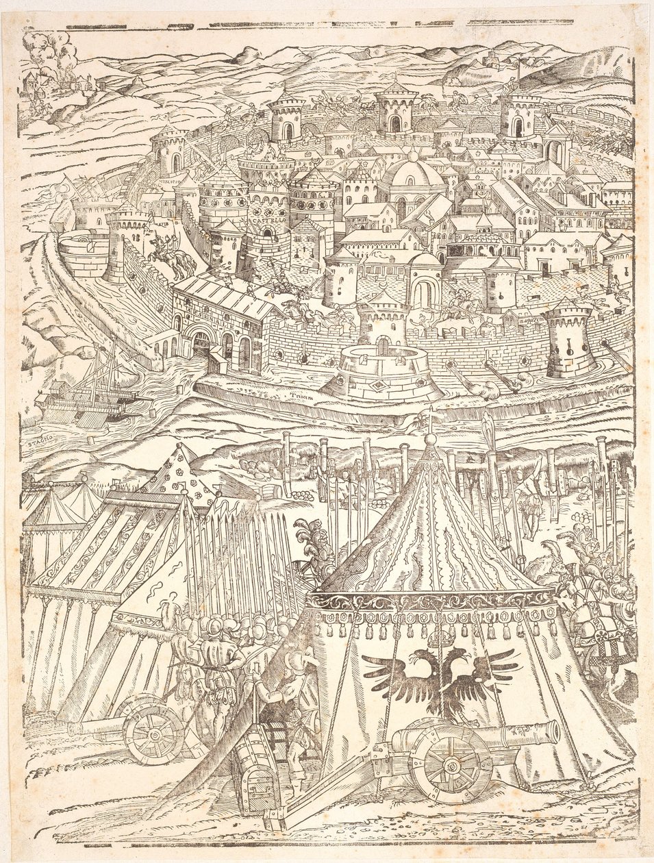 Einnahme von Goleta in Tunis durch Karl V. von Domenico dei Franceschi