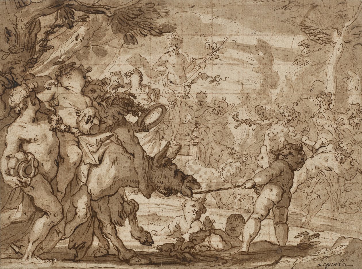 Der Triumph des Bacchus, ca. 1642-1703 von Domenico the Elder Piola