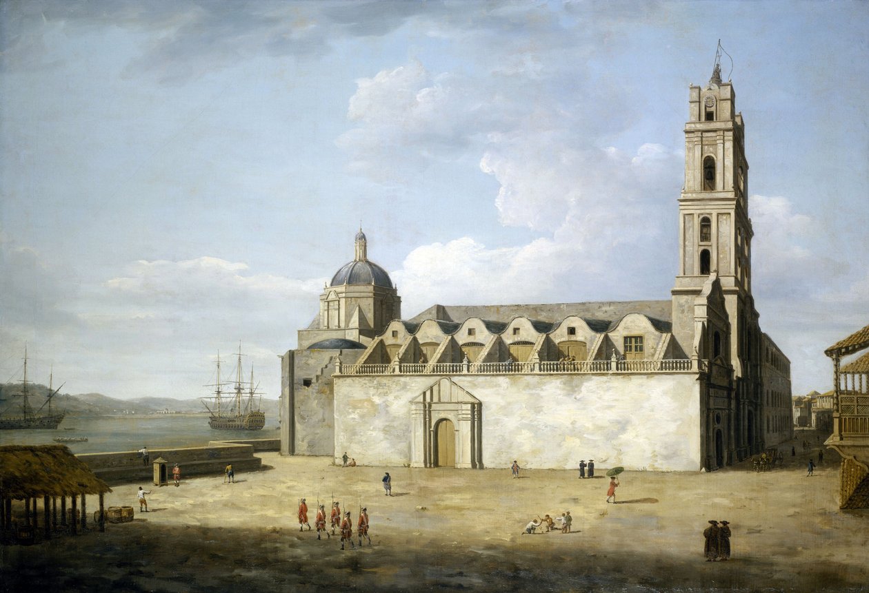Kathedrale von Havanna (Kuba), August und September 1762 von Dominic Serres