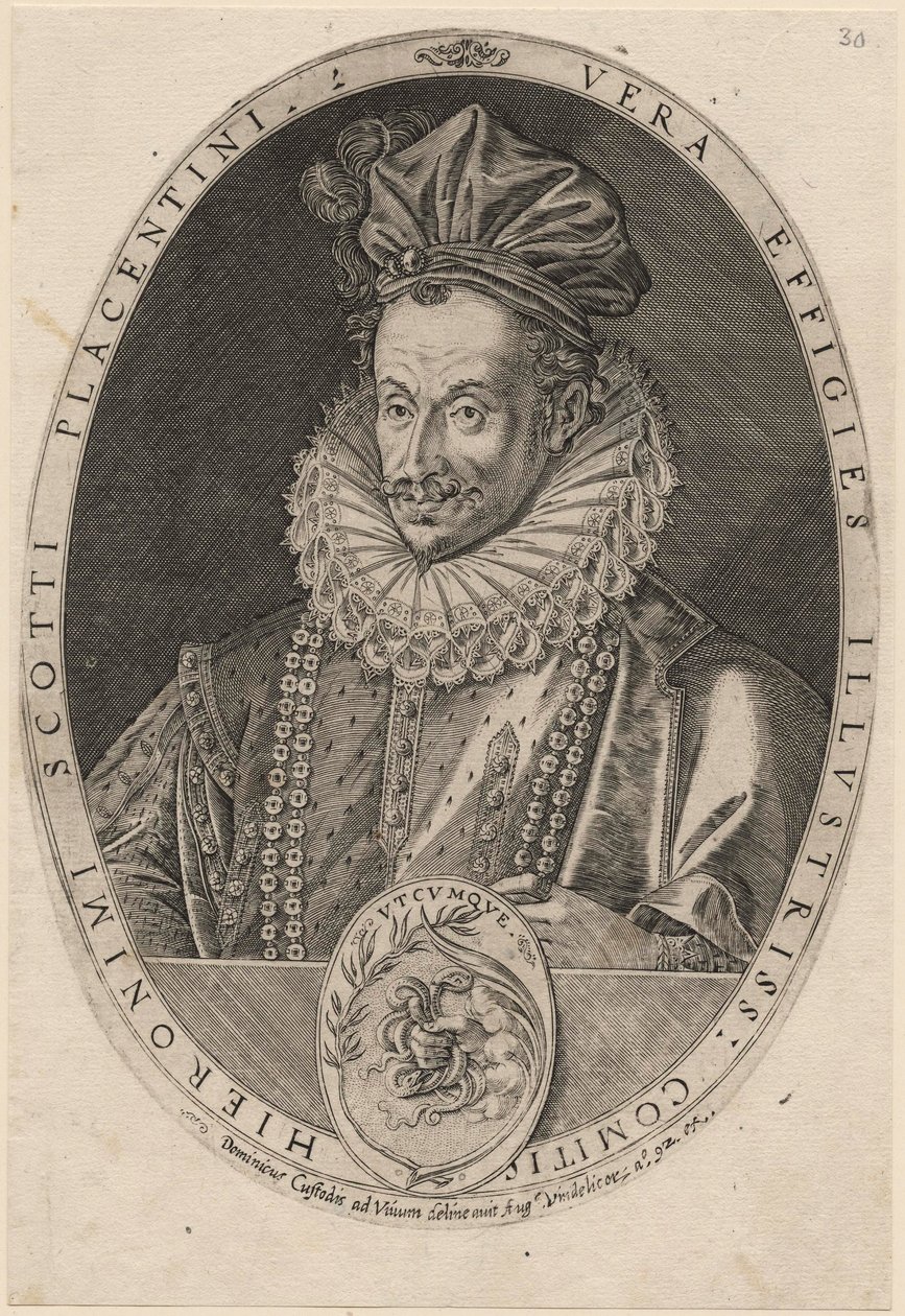 Jeronimo Scotto, vor 1615 von Dominicus or Custodis Custos