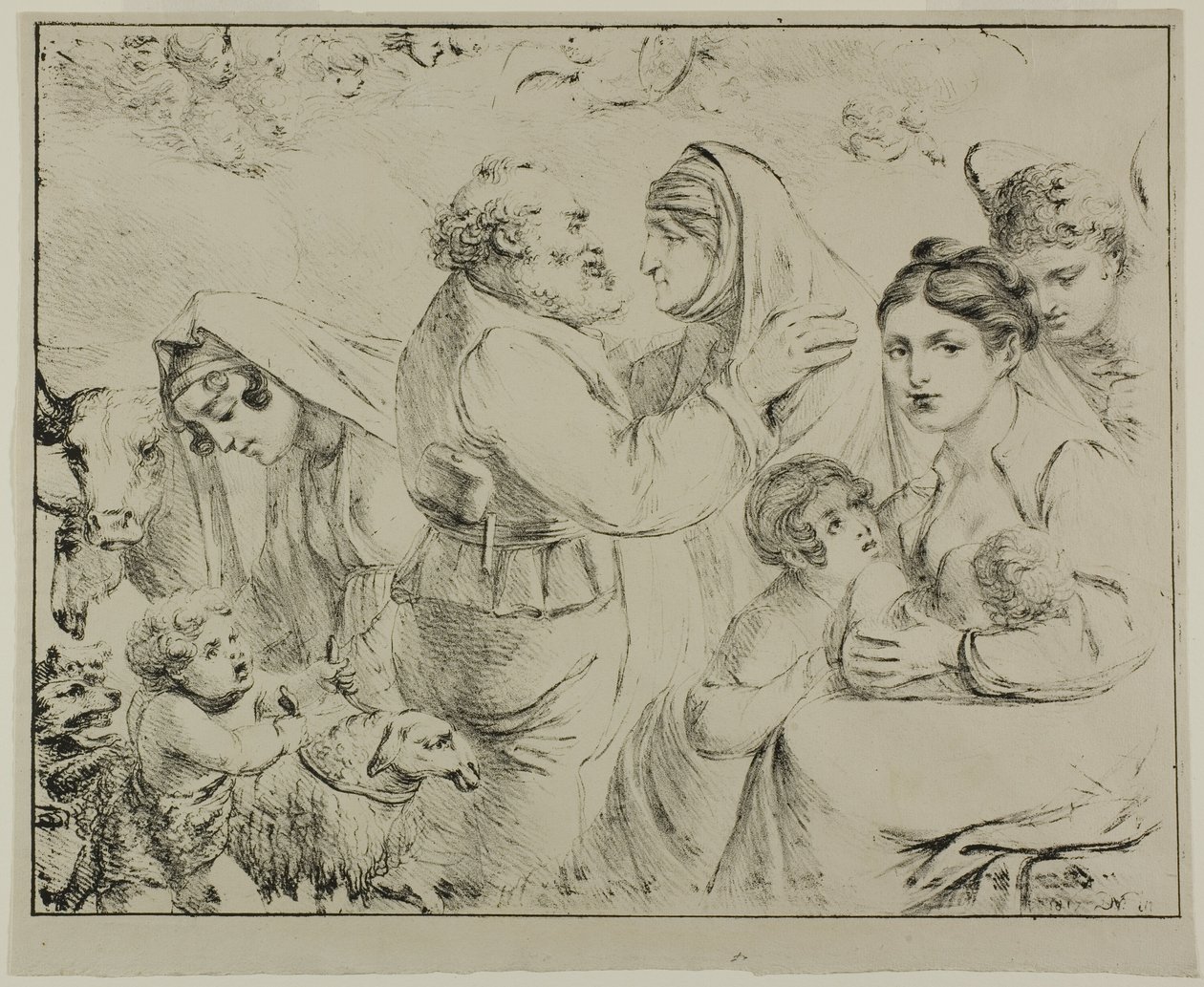 Allegorie des mütterlichen Glücks von Dominique Vivant Denon