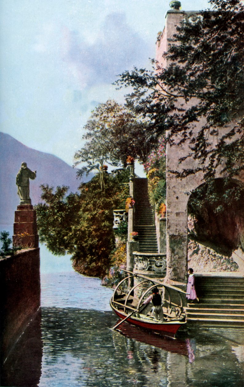 Villa del Balbianello, Lenno, Comer See, Italien, um 1930er Jahre von Donald McLeish