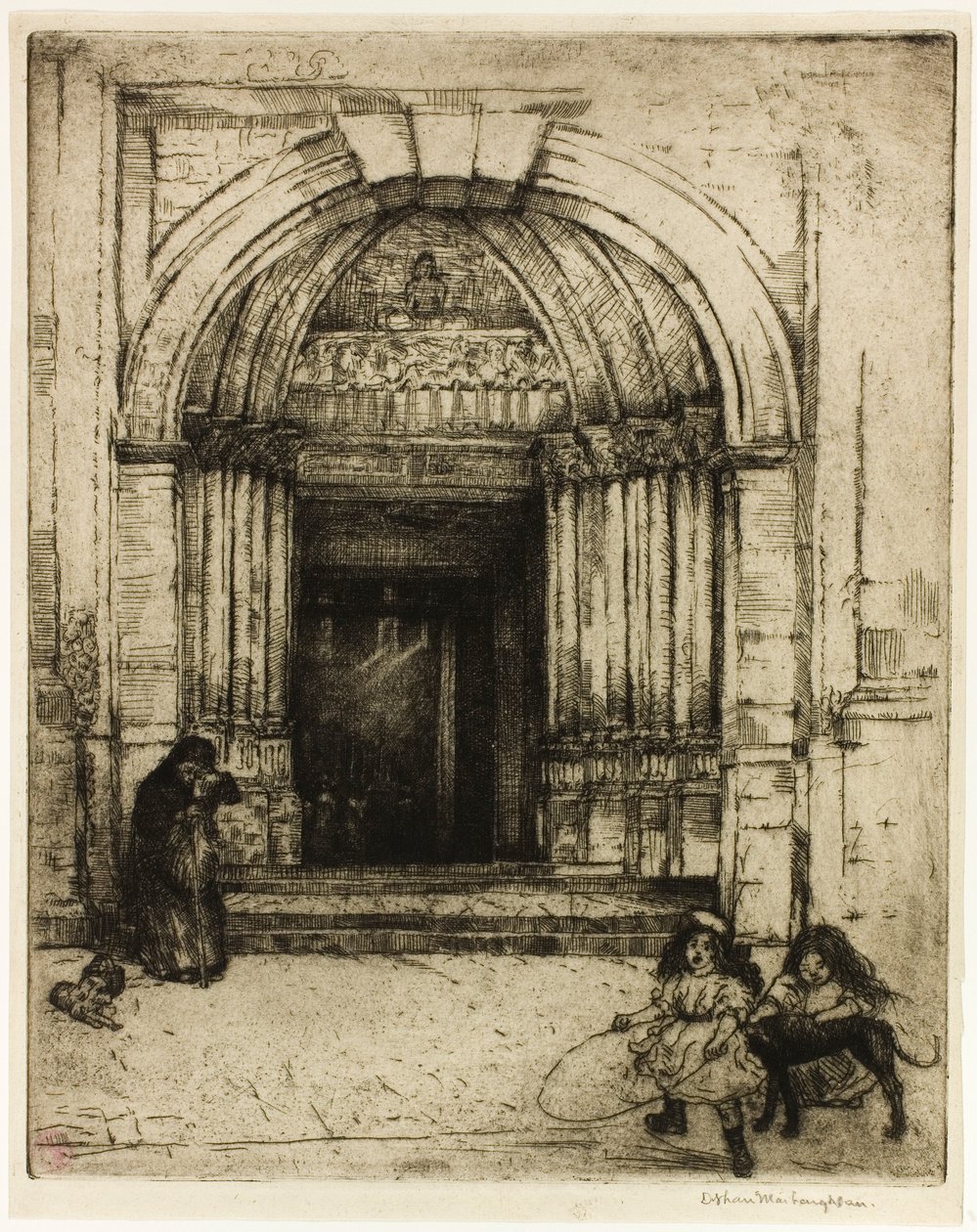 Portal von St. Germain-des-Prés von Donald Shaw MacLaughlan