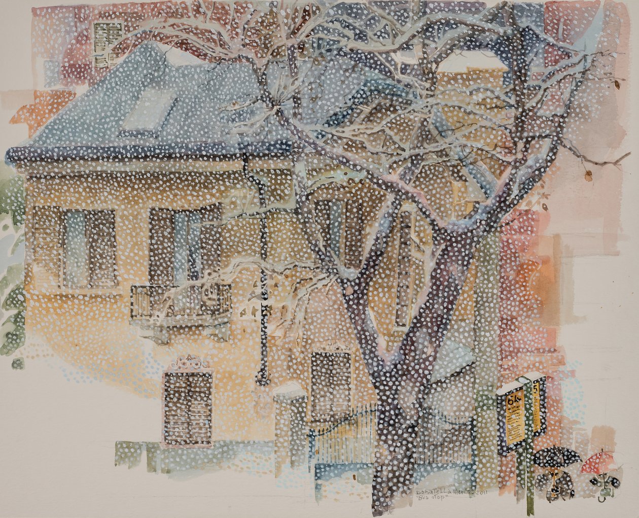 Bushaltestelle, 2011 von Donatella Merlo