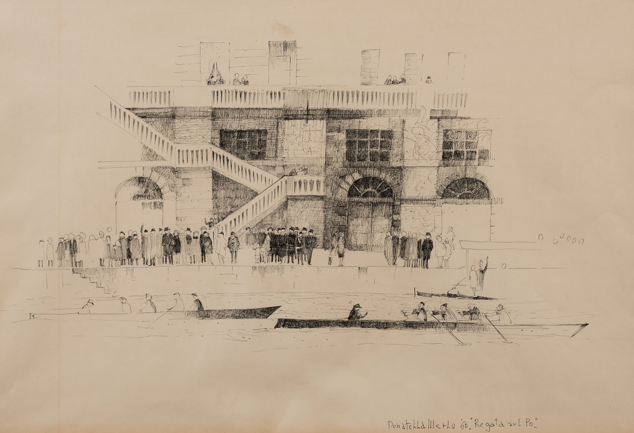 Regatta auf dem Po von Donatella Merlo