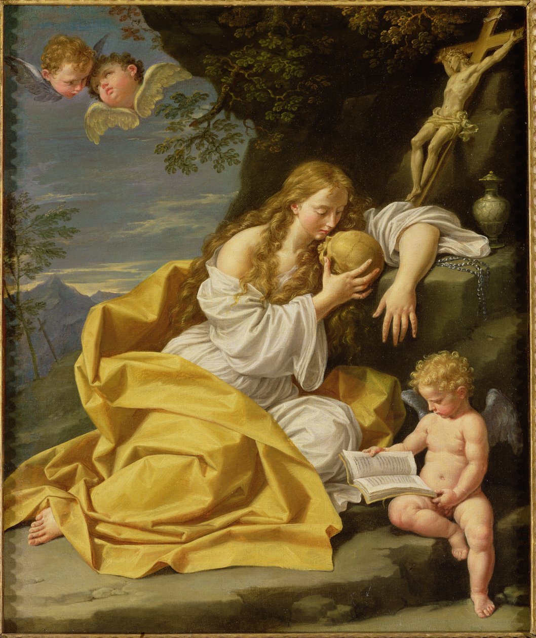 Die reuige Magdalena von Donato Creti: Kunstdruck kaufen