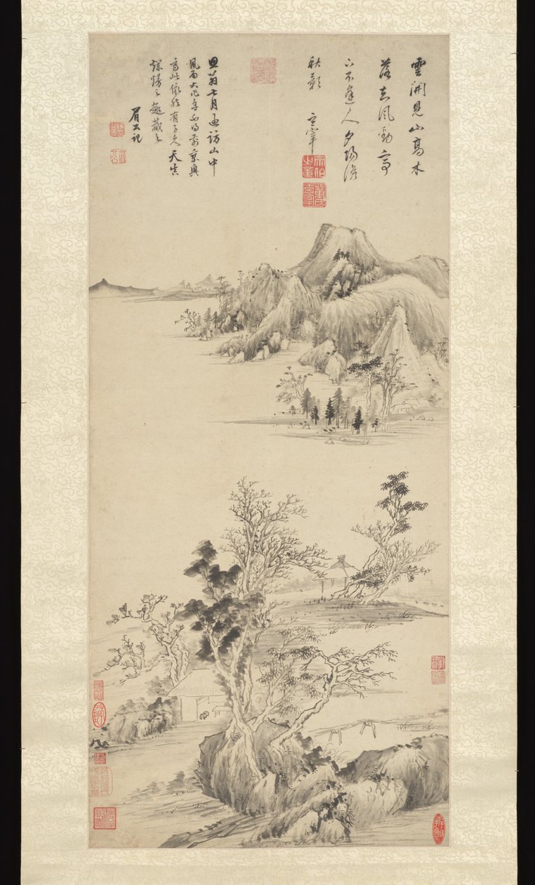 Herbstberge von Dong Qichang