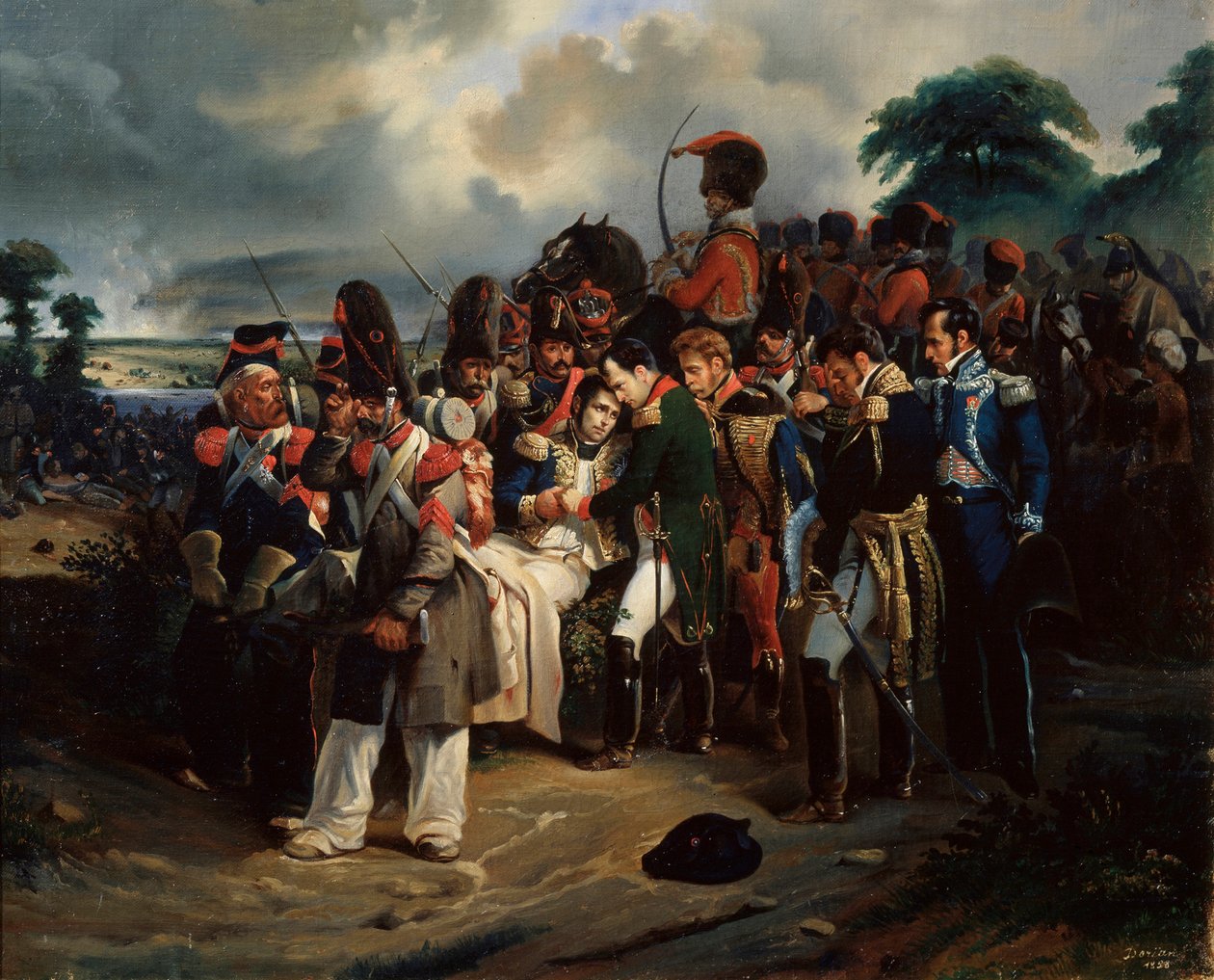 Napoleon verabschiedet sich von Marschall Jean Lannes, 1858 von Dorian