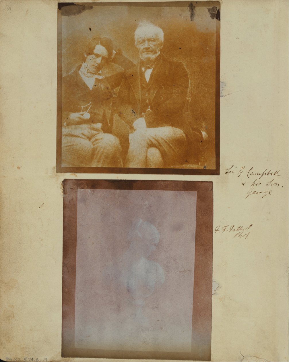 Sir George Campbell und sein Sohn George von Dr. John Adamson
