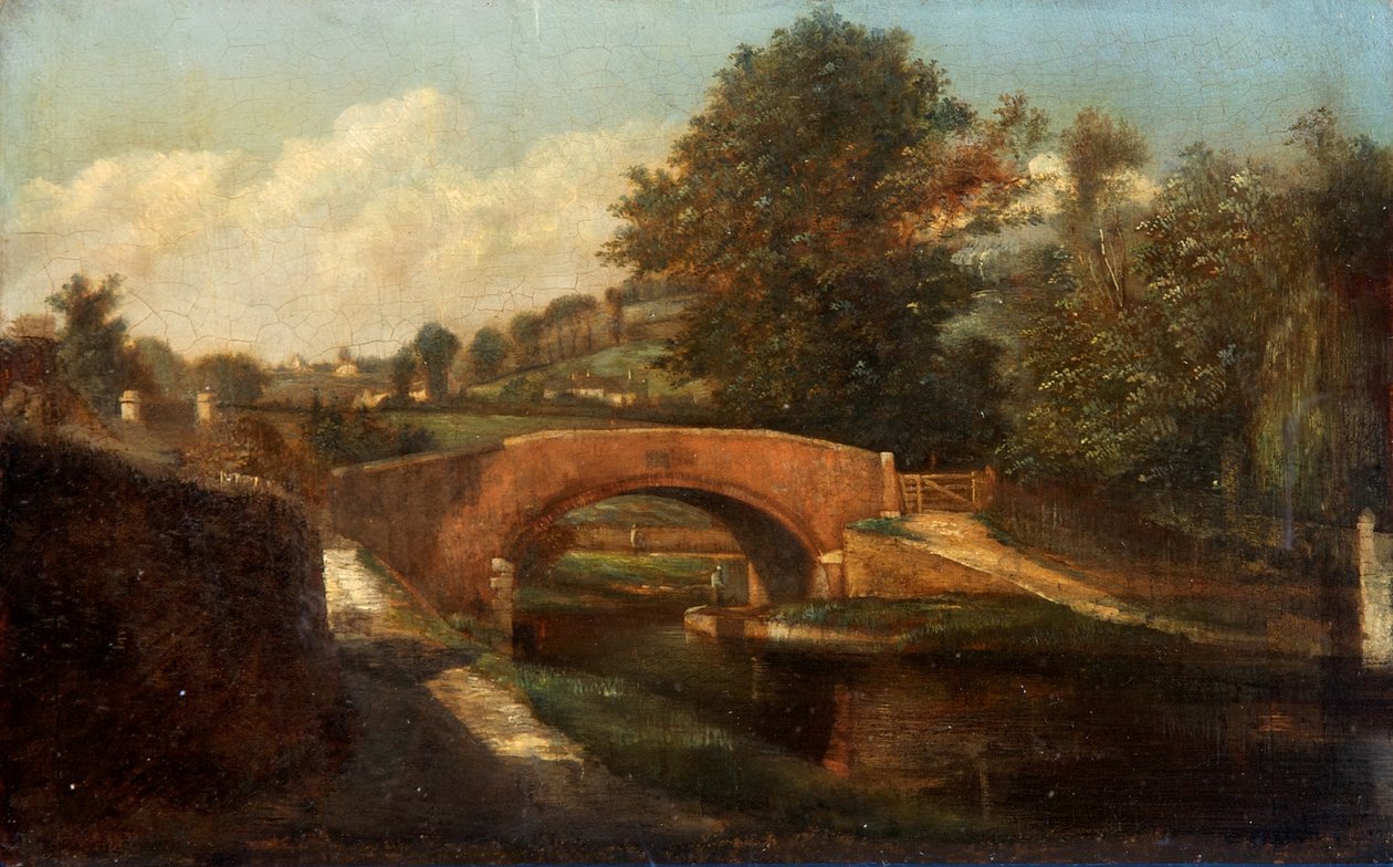 Kanalbrücke, Brimscombe, Gloucestershire von Désiré Delaplace Gérardin