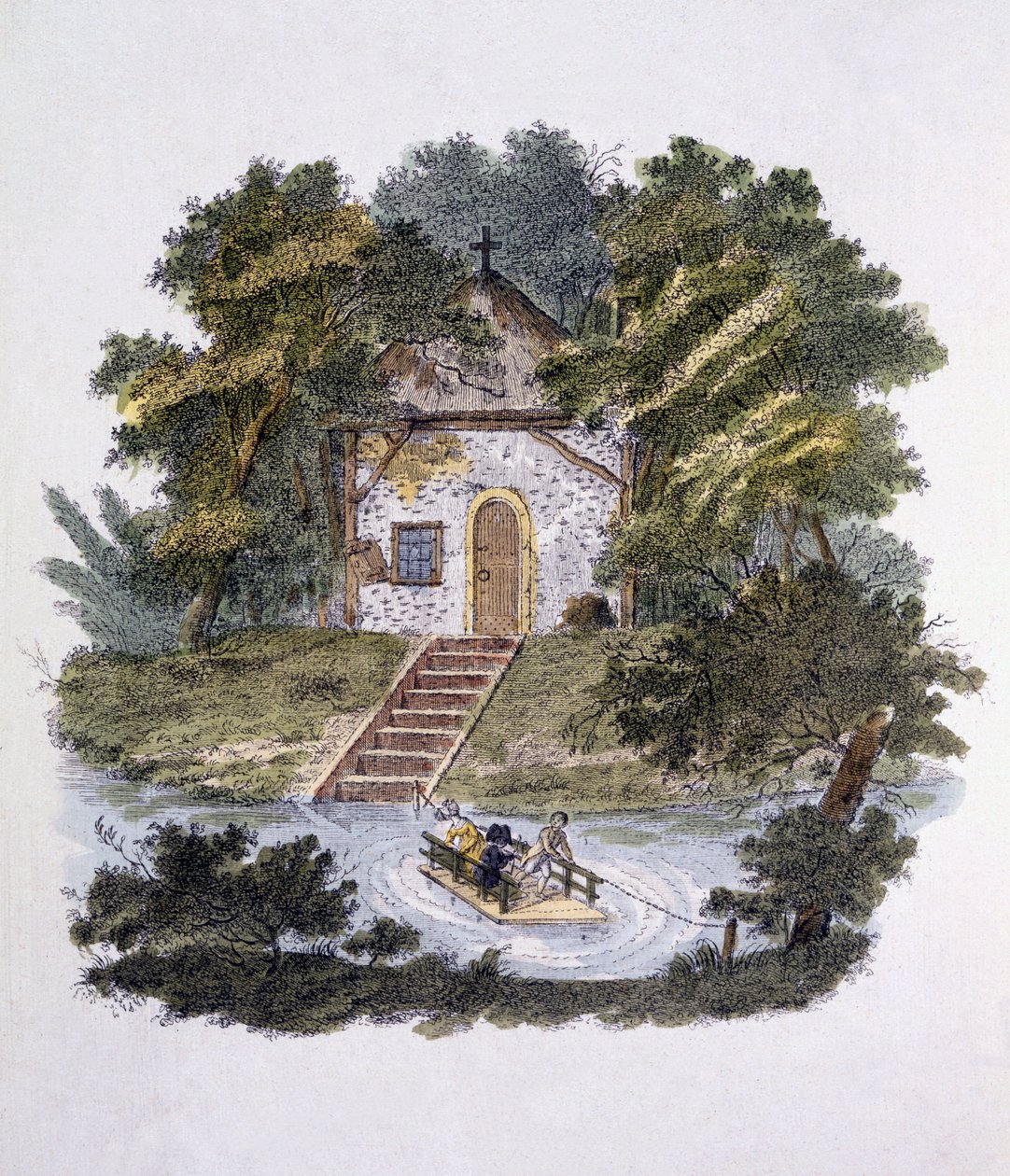 Illustration aus dem Magazin der Gartenschätze von G. van Laar, veröffentlicht 1802 von Dutch School