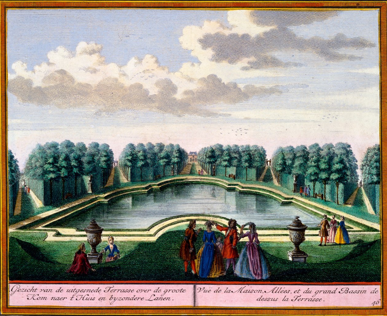 Ansicht aus Het Zeganpralent Kennemerlant von Hendrick de Leth und Matthias Brouerius Van Nidek, veröffentlicht um 1700-30 von Dutch School