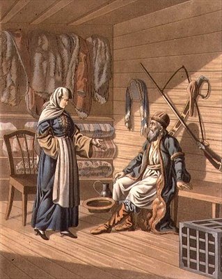 Ein Grebensky-Kosake, graviert von A. Manz von E. (after) Karnejeff