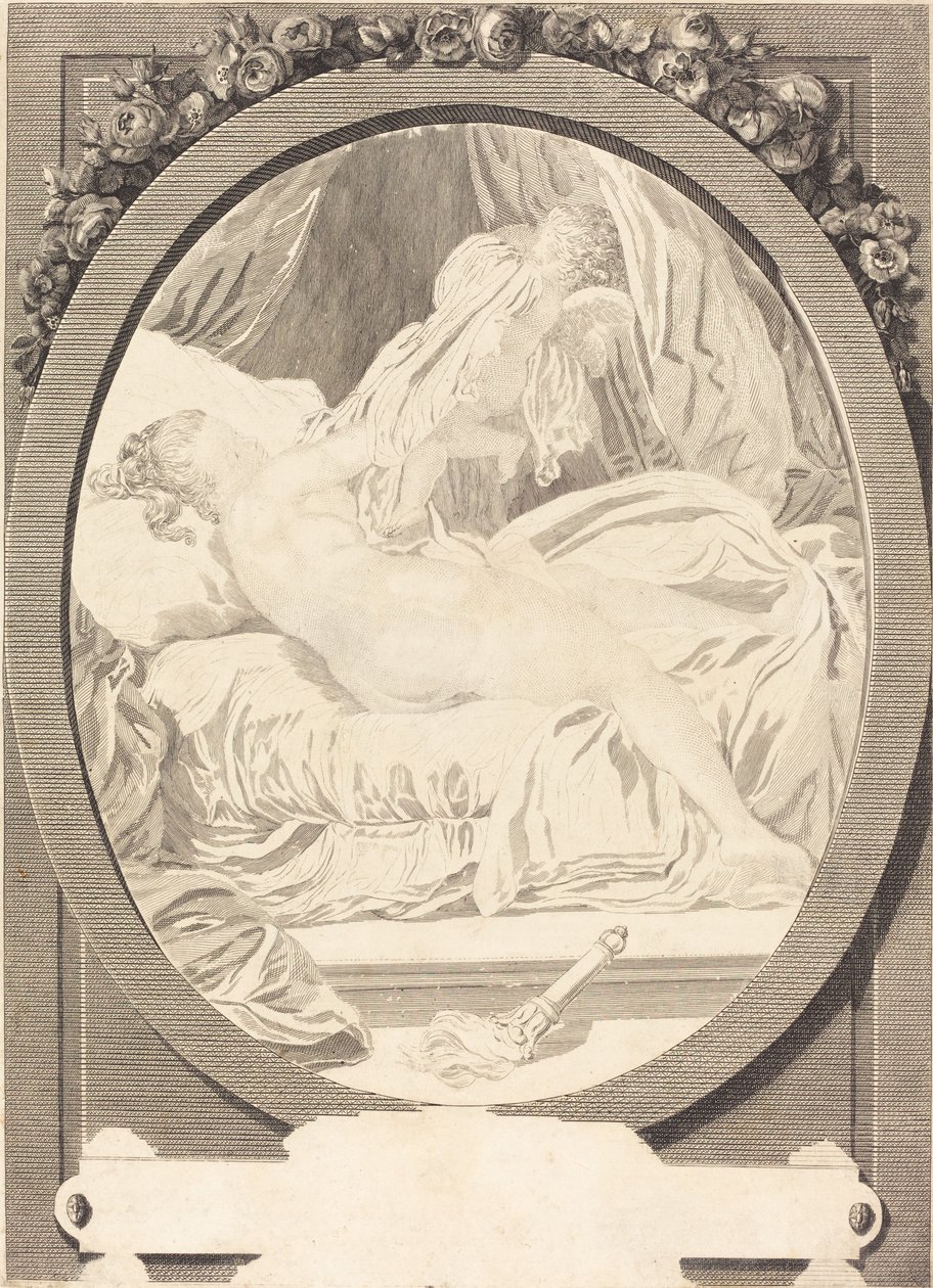 Das Hemd wird entfernt von E. Guersant after Jean Honoré Fragonard