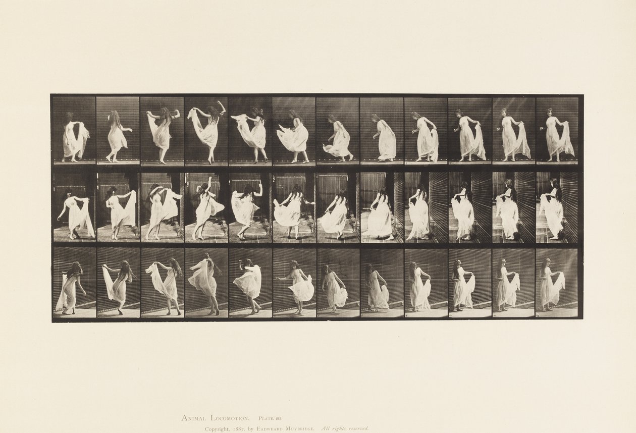 Tafel 193. Tanzen (fantasievoll) von Eadweard Muybridge