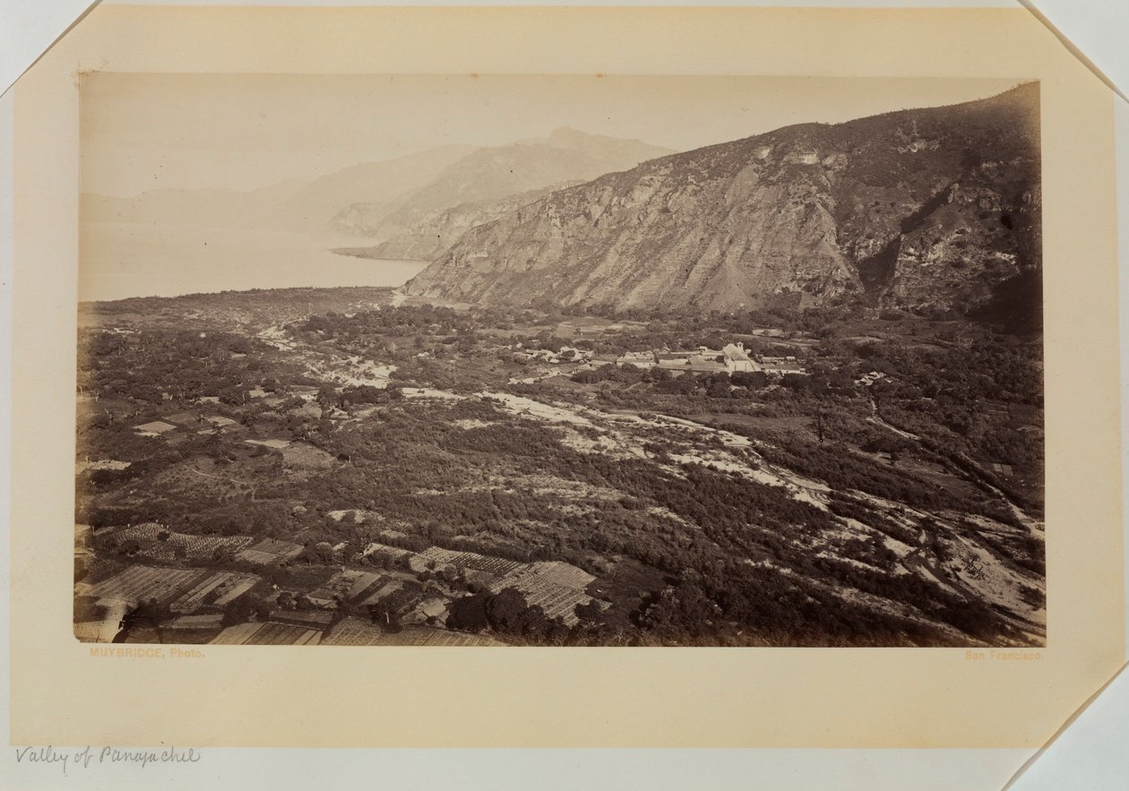 Tal von Panagachel, Guatemala von Eadweard Muybridge