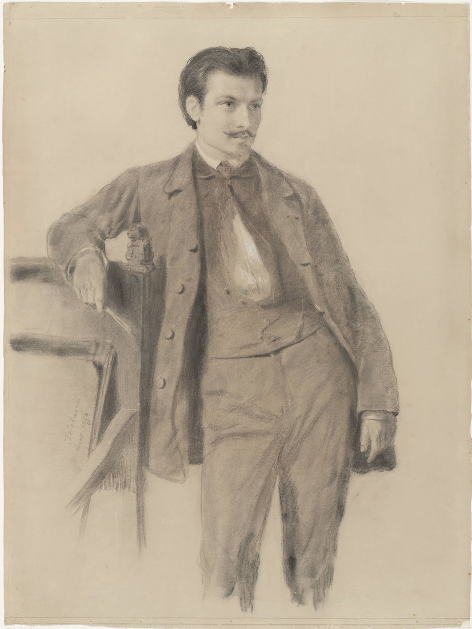 Porträt von Johan Daniël Koelman von Eastman Johnson