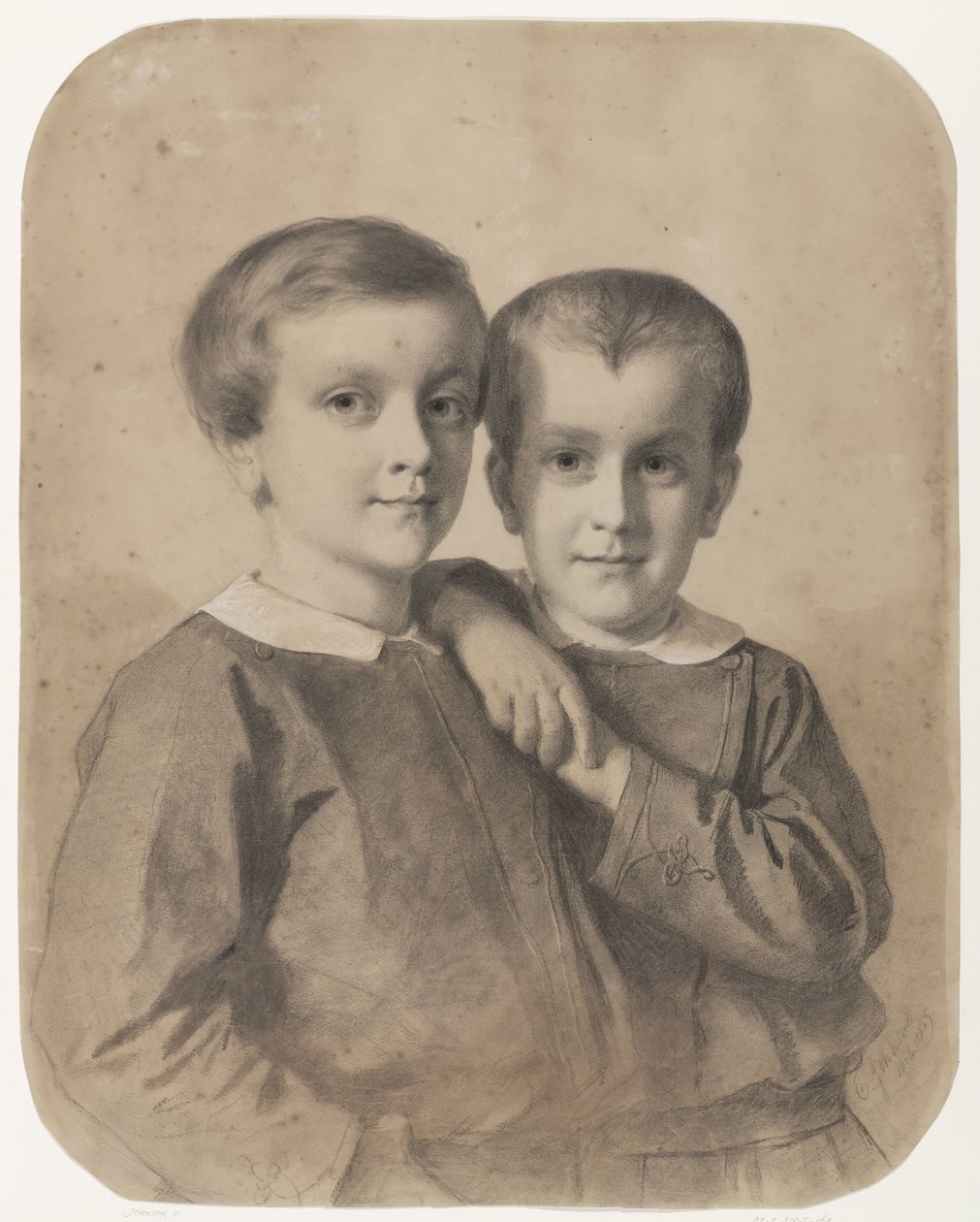 Porträt von Wigbold Albert Willem, Graf von Limburg Stirum und Graf Hendrik von Eastman Johnson