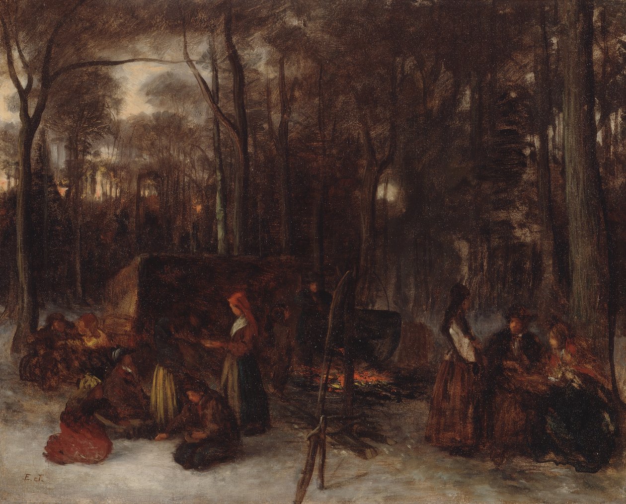 Den Zucker kosten von Eastman Johnson