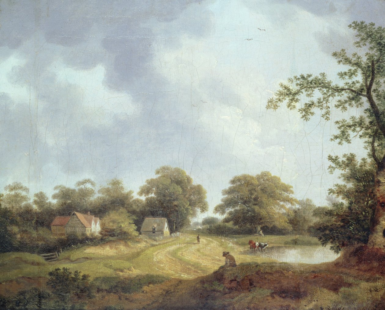 Landschaft von Suffolk von Ebenezer Tull