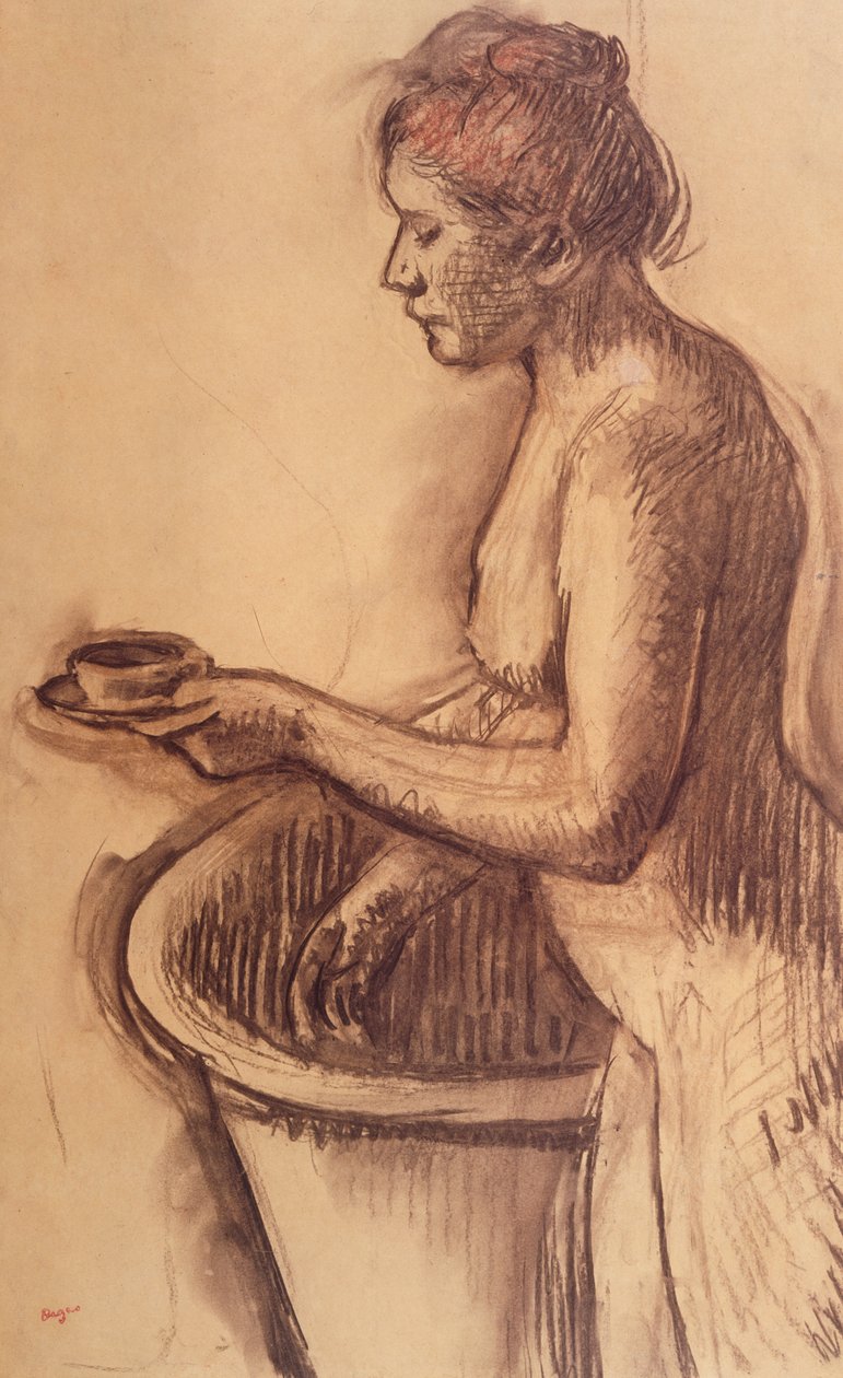 Weiblicher Akt von Edgar Degas