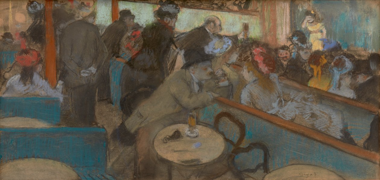 Café-Konzert (Die Zuschauer) von Edgar Degas