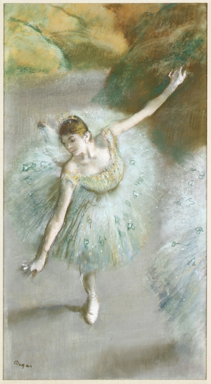 Tänzerin in Grün von Edgar Degas