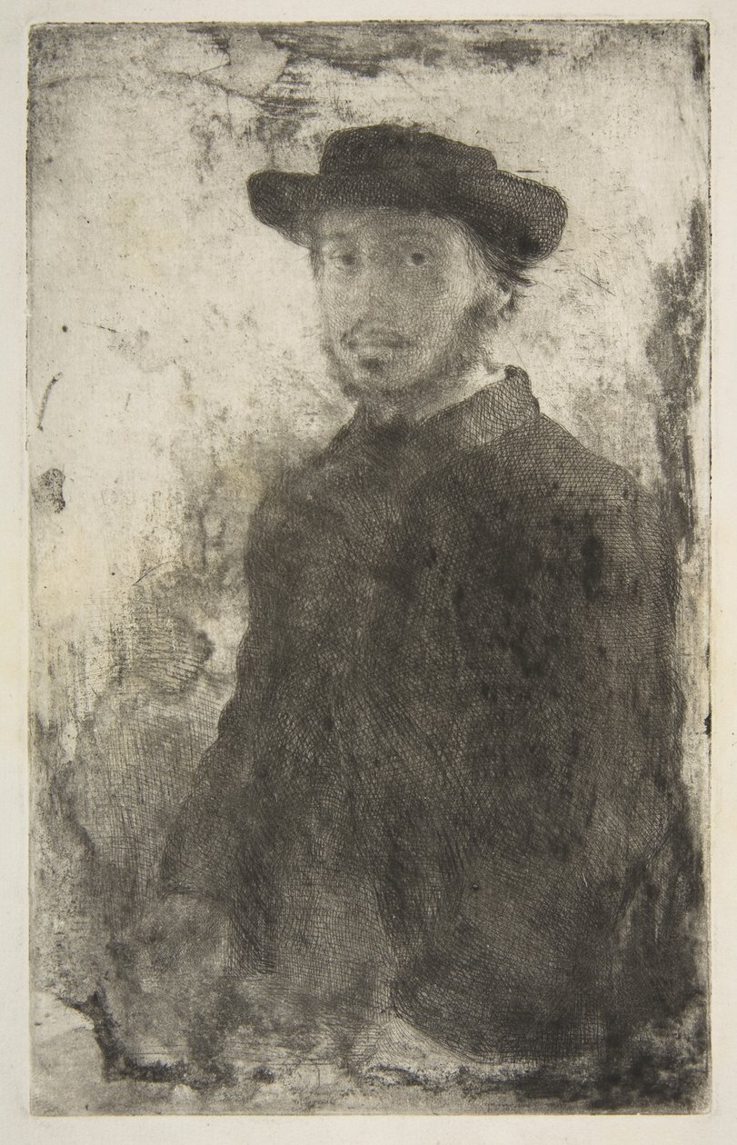 Edgar Degas: Selbstporträt von Edgar Degas