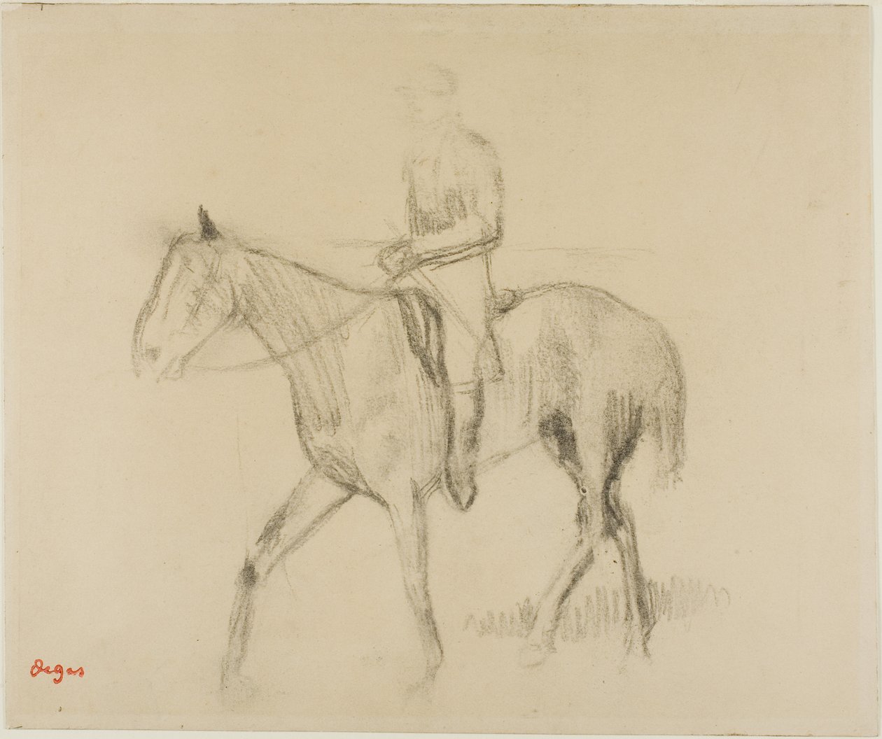 Pferd und Reiter von Edgar Degas