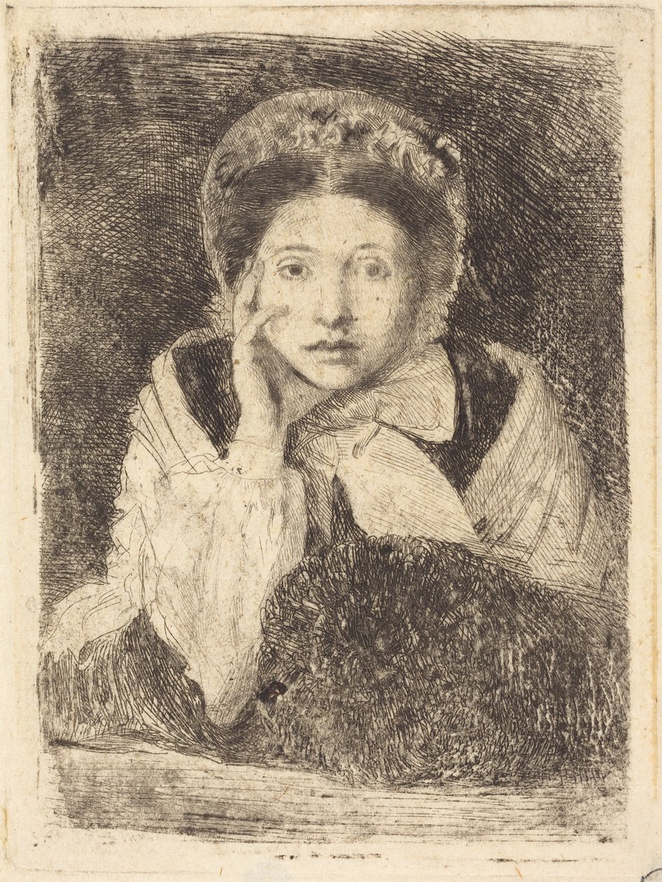 Marguerite De Gas, die Schwester des Künstlers von Edgar Degas