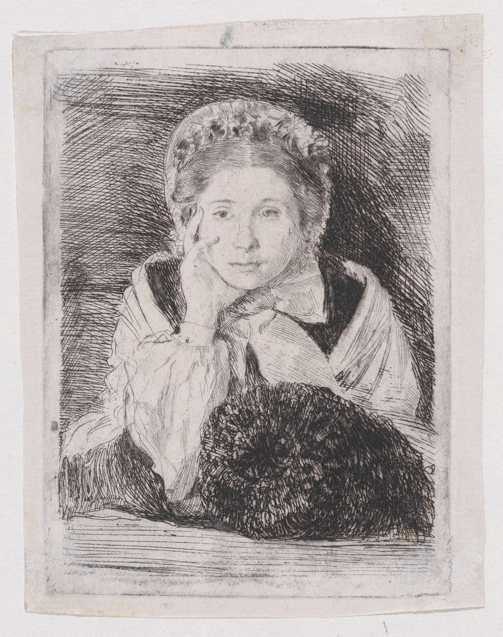 Marguerite De Gas, die Schwester des Künstlers von Edgar Degas